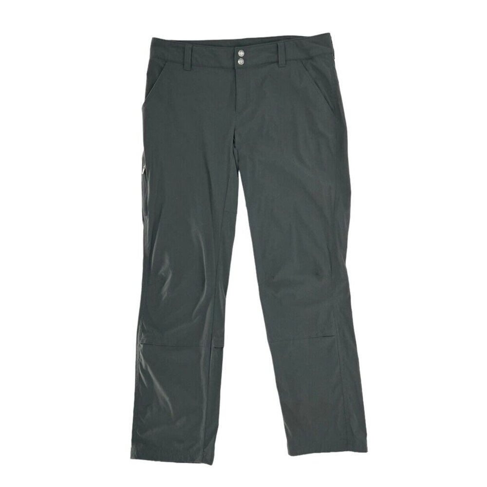 Columbia Pants Women’s Omni Shield Advanced Repellency Outdoors Hiking-Gray-12R